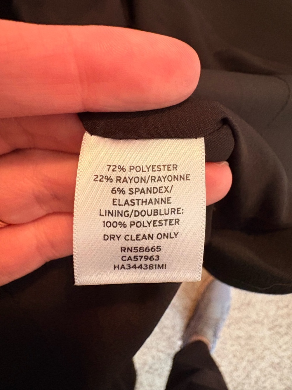 Halogen Black Collarless Open-Front Blazer - Picture 7 of 7